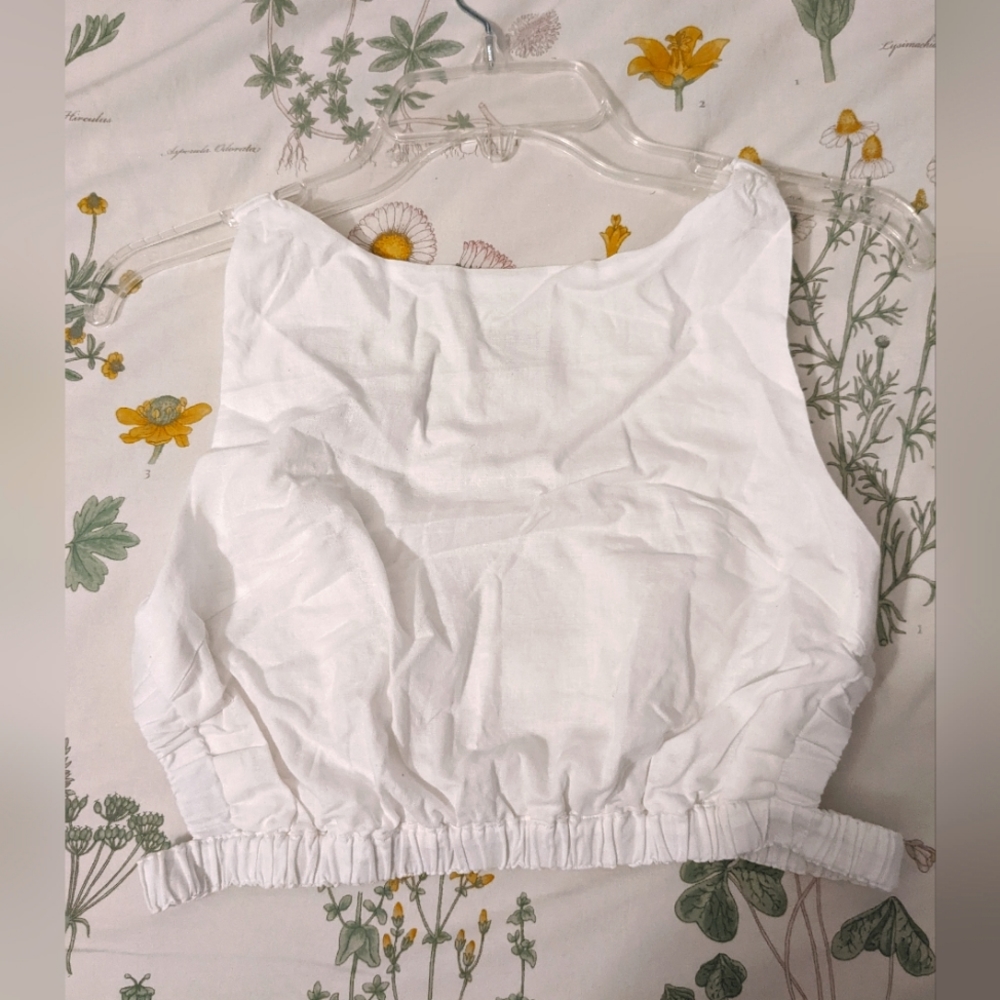 White Petal & Pup Esther Open Back Top - Size 8